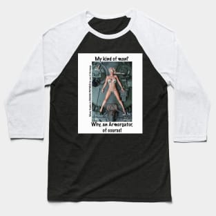 Armorgator Babe 13 - White Background Baseball T-Shirt
